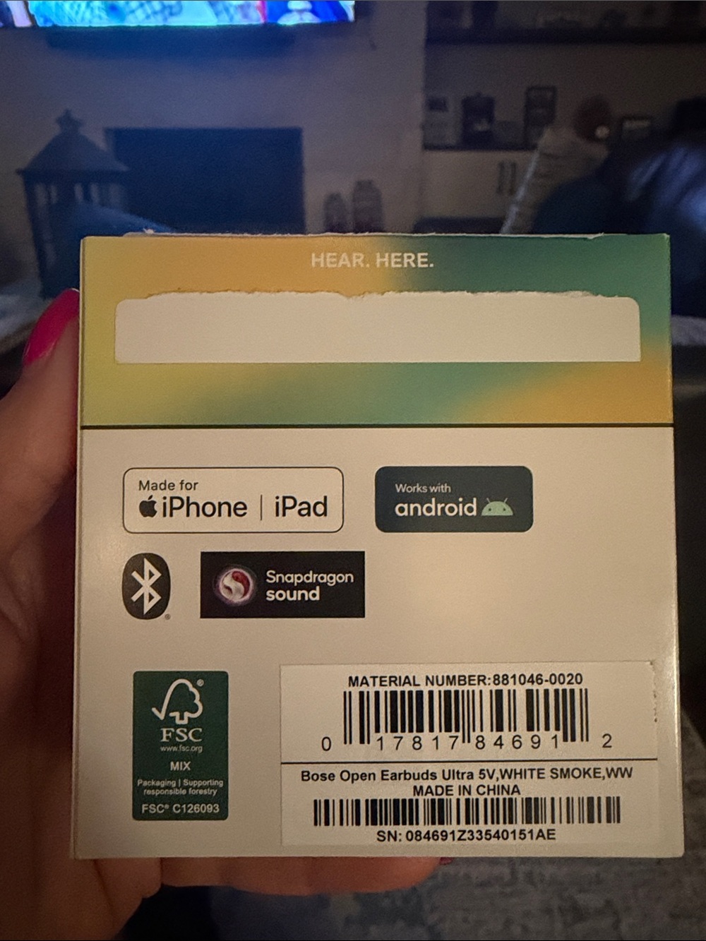 Bose Ultra Open Earbuds - White - Picture 6 of 6